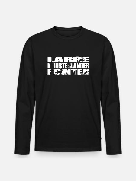 LARGE MUNSTERLANDER POINTER Jagdhunde Wilsigns - Männer Premium Bio Langarmshirt - Schwarz