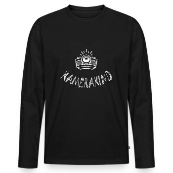 Kamera Fotograf Kind Familie - Männer Premium Bio Langarmshirt - Schwarz - Vorne - Nico (187cm)