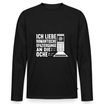 Dart Abitur a passé des fléchettes drôles en disant - T-shirt manches longues Premium bio Homme - noir - Devant - Nico (187cm)