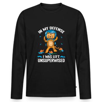 Aquarianer Aquarium - Männer Premium Bio Langarmshirt - Schwarz - Vorne - Nico (187cm)