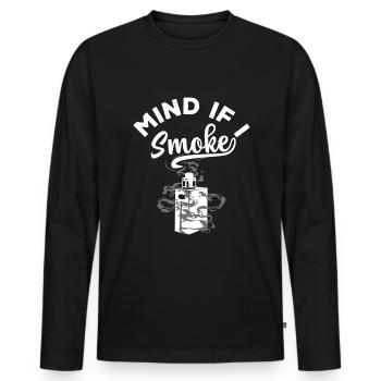 Lehrer Für Bibliothekar - Männer Premium Bio Langarmshirt - Schwarz - Vorne - Nico (187cm)