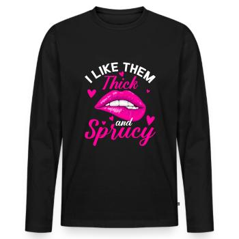 Drag Queen - Männer Premium Bio Langarmshirt - Schwarz - Vorne - Nico (187cm)
