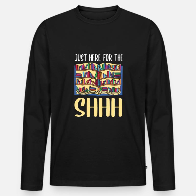 Library Assistant Library Assistant - Men's Premium Organic Long Sleeve Shirt - black