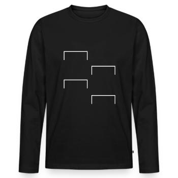Faites du karting karting - T-shirt manches longues Premium bio Homme - noir - Devant - Nico (187cm)