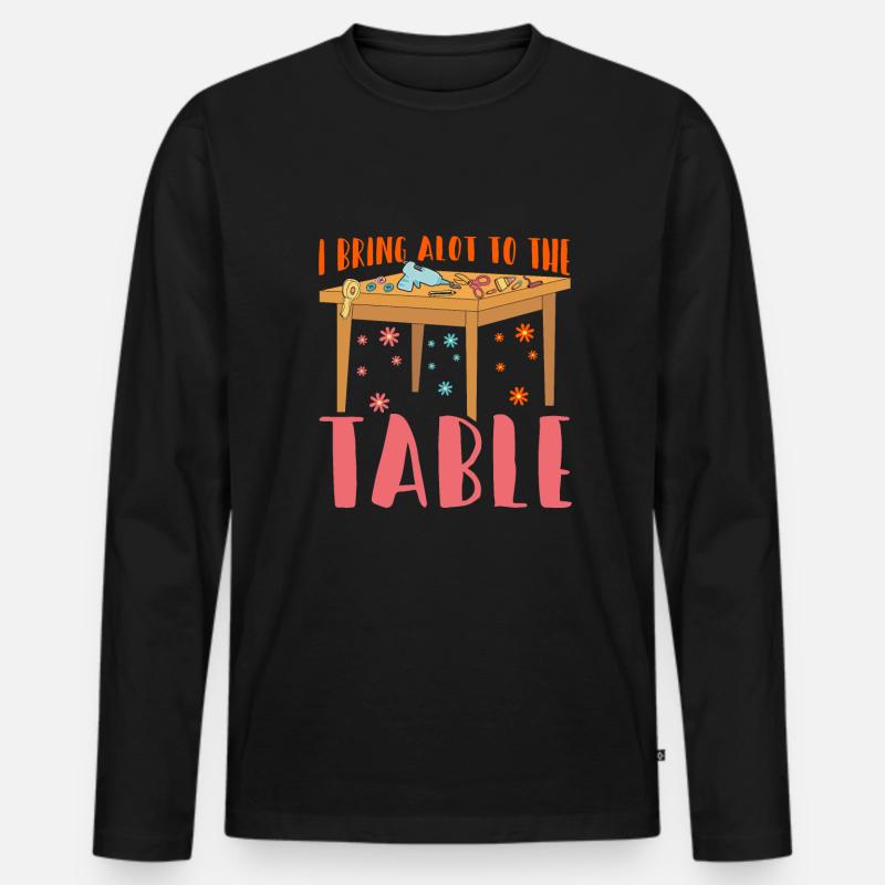 Scrapbooking Scrapbook - Men's Premium Organic Long Sleeve Shirt - black