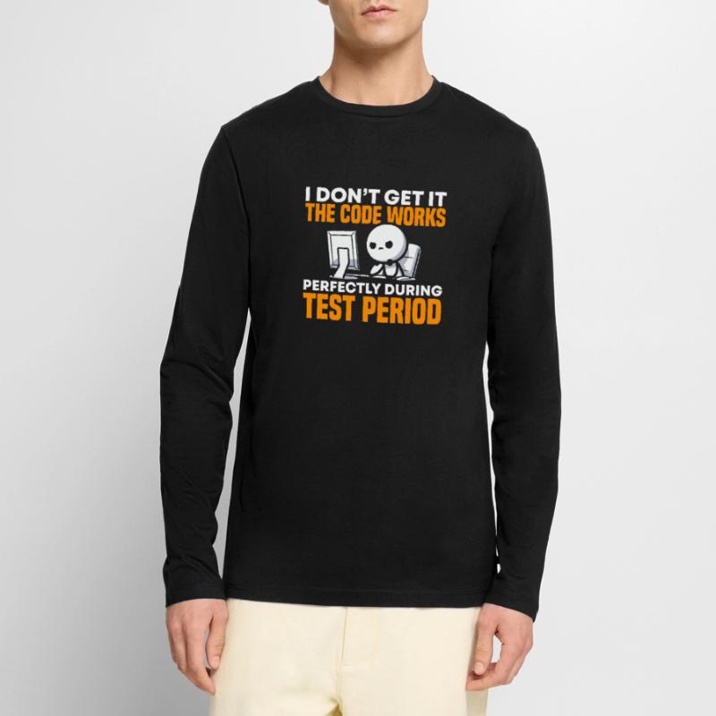 Computer Programmer Computer Programming Men's Premium Organic Long Sleeve Shirt