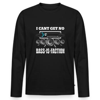 Car audio - Männer Premium Bio Langarmshirt - Schwarz - Vorne - Nico (187cm)