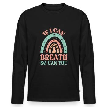 Doula Birth Worker Midwife - Männer Premium Bio Langarmshirt - Schwarz - Vorne - Nico (187cm)