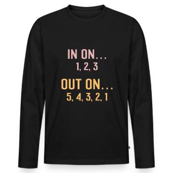 Doula Birth Worker Midwife - Männer Premium Bio Langarmshirt - Schwarz - Vorne - Nico (187cm)