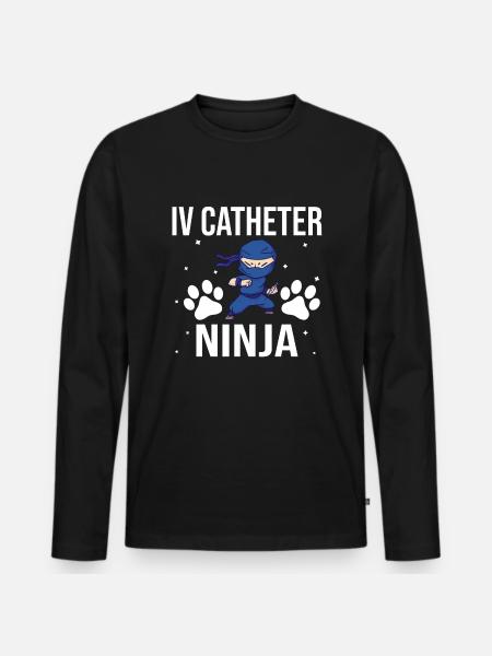 Veterinary Technician Vet Tech - Männer Premium Bio Langarmshirt - Schwarz