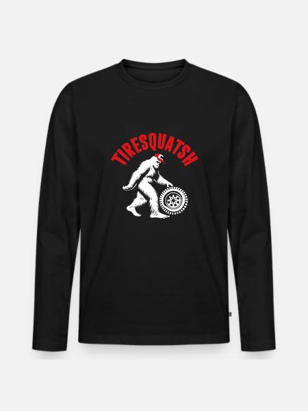 Tire Guy - Männer Premium Bio Langarmshirt - Schwarz
