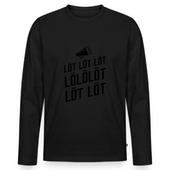 Soudure soudure majorque Malle - T-shirt manches longues Premium bio Homme - noir - Devant - Nico (187cm)