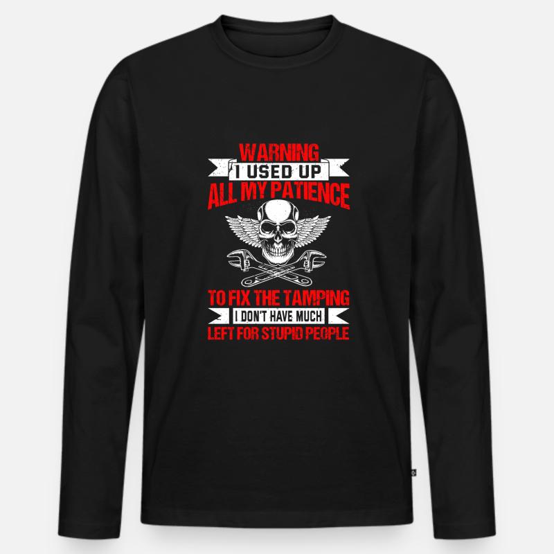 Technicien de maintenance - T-shirt manches longues Premium bio Homme - noir