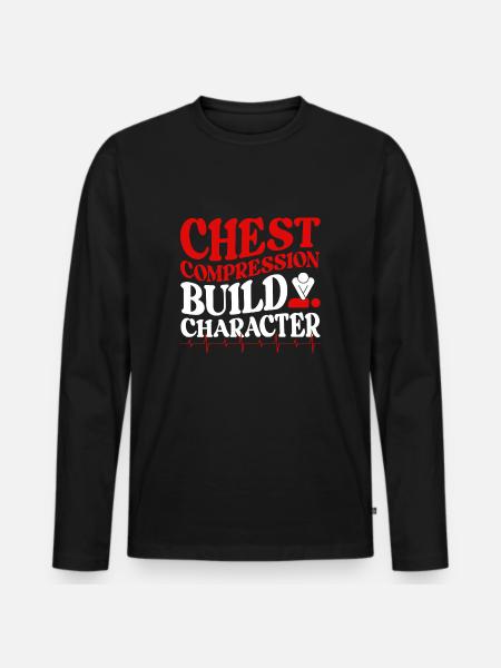 CPR Instructor - Männer Premium Bio Langarmshirt - Schwarz