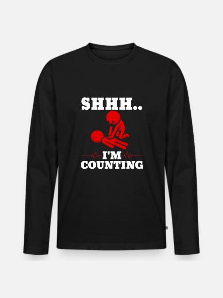 CPR Instructor - Männer Premium Bio Langarmshirt - Schwarz