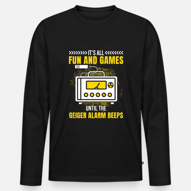 Nuclear engineer - Men's Premium Organic Long Sleeve Shirt - black