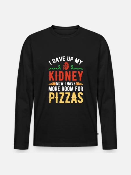Kidney Donor - Männer Premium Bio Langarmshirt - Schwarz