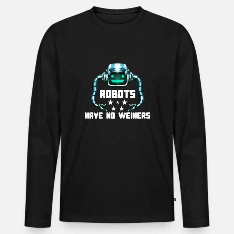 Robotics Machine Learning Engineer - Men's Premium Organic Long Sleeve Shirt - black