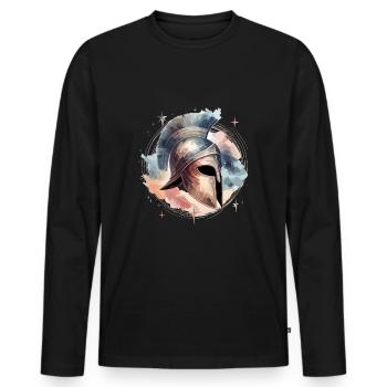 Julius Caesar Roman History Roman Empire - Men's Premium Organic Long Sleeve Shirt - black - Front - Nico (187cm)