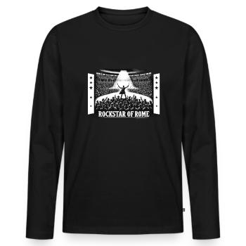 Julius Caesar Roman History Roman Empire - Men's Premium Organic Long Sleeve Shirt - black - Front - Nico (187cm)