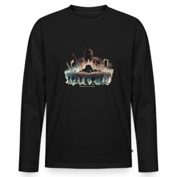 Julius Caesar Roman History Roman Empire - Men's Premium Organic Long Sleeve Shirt - black - Front - Nico (187cm)