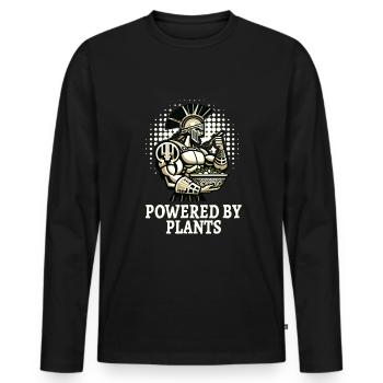 Jules César Histoire romaine Empire romain - T-shirt manches longues Premium bio Homme - noir - Devant - Nico (187cm)
