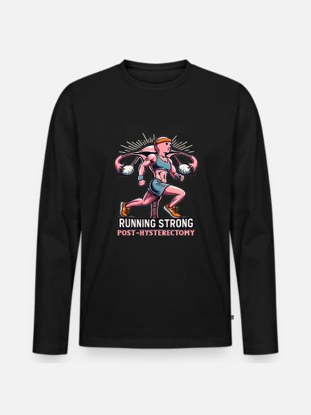 Hystérectomie pour restaurer la - T-shirt manches longues Premium bio Homme - noir