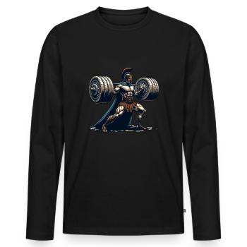 Julius Caesar Roman History Roman Empire - Men's Premium Organic Long Sleeve Shirt - black - Front - Nico (187cm)