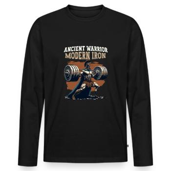 Julius Caesar Roman History Roman Empire - Men's Premium Organic Long Sleeve Shirt - black - Front - Nico (187cm)