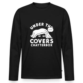 Sprechen Im Schlaf, Somniloquy, Sprechen Im - Männer Premium Bio Langarmshirt - Schwarz - Vorne - Nico (187cm)