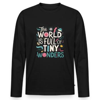 Microbiologist Microbiology Lab Staph Biology - Men's Premium Organic Long Sleeve Shirt - black - Front - Nico (187cm)