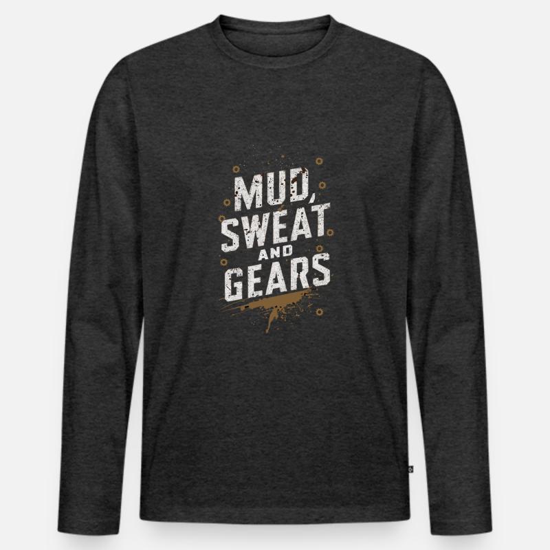 Tractor Pulling Tractor Pulling Tractor Power Farm Men's Premium Organic Long Sleeve Shirt