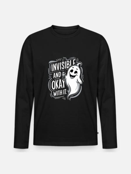 Emo Revival and Alternative Fashion for Scene Kids - Men's Premium Organic Long Sleeve Shirt - black
