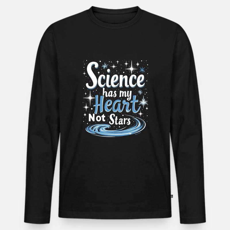 Astrologie-skeptiker: Kritisches Denken - Männer Premium Bio Langarmshirt - Schwarz