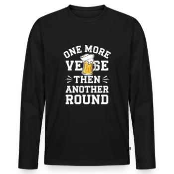Sailors Sea Shanty Singing Ship Adventures - Männer Premium Bio Langarmshirt - Schwarz - Vorne - Nico (187cm)