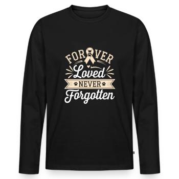 Freiwillige Tierrettung Animal Shelter Heroes - Men's Premium Organic Long Sleeve Shirt - black - Front - Nico (187cm)