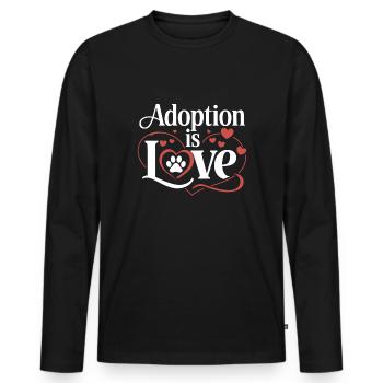 Freiwillige Tierrettung Animal Shelter Heroes - Men's Premium Organic Long Sleeve Shirt - black - Front - Nico (187cm)
