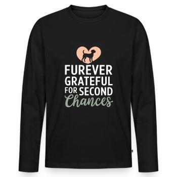 Freiwillige Tierrettung Animal Shelter Heroes - Men's Premium Organic Long Sleeve Shirt - black - Front - Nico (187cm)