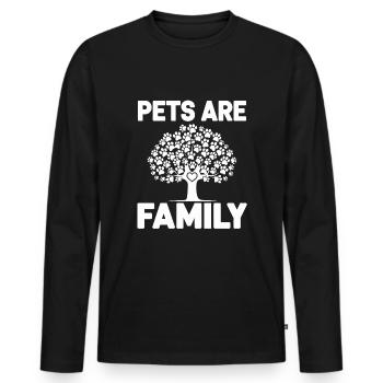 Freiwillige Tierrettung Animal Shelter Heroes - Men's Premium Organic Long Sleeve Shirt - black - Front - Nico (187cm)