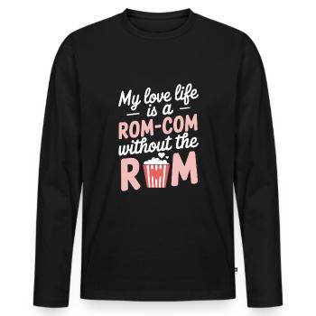 Dating Disaster Comedy Funny Fails - Men's Premium Organic Long Sleeve Shirt - black - Front - Nico (187cm)