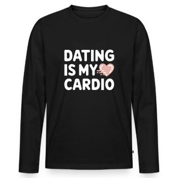 Dating Disaster Comedy Funny Fails - Men's Premium Organic Long Sleeve Shirt - black - Front - Nico (187cm)