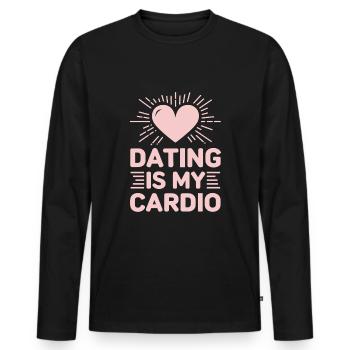 Dating Disaster Comedy Funny Fails - Men's Premium Organic Long Sleeve Shirt - black - Front - Nico (187cm)