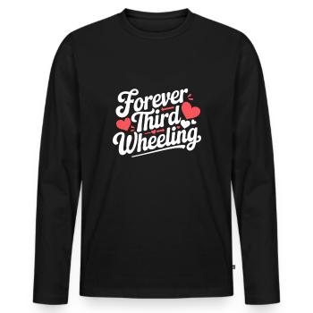 Dating Disaster Comedy Funny Fails - Men's Premium Organic Long Sleeve Shirt - black - Front - Nico (187cm)