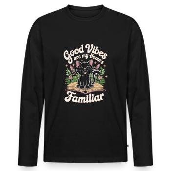 Witchy Home Decorators Mystical Interiors - Men's Premium Organic Long Sleeve Shirt - black - Front - Nico (187cm)