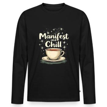 Witchy Home Decorators Mystical Interiors - Men's Premium Organic Long Sleeve Shirt - black - Front - Nico (187cm)
