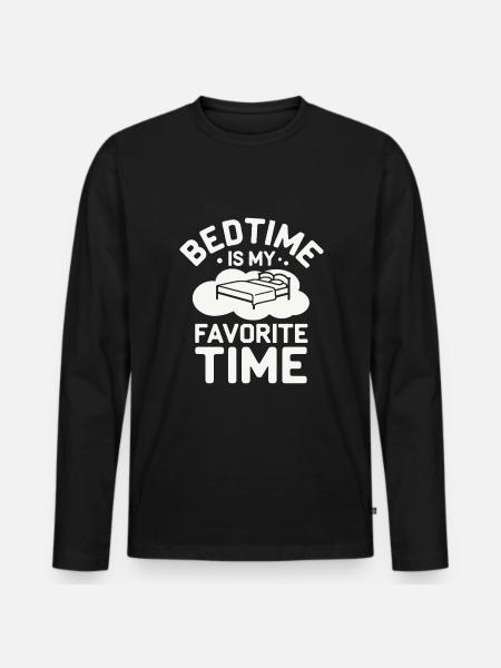 Sleep Hygiene Enthusiasts, Restful Nights, - Men's Premium Organic Long Sleeve Shirt - black