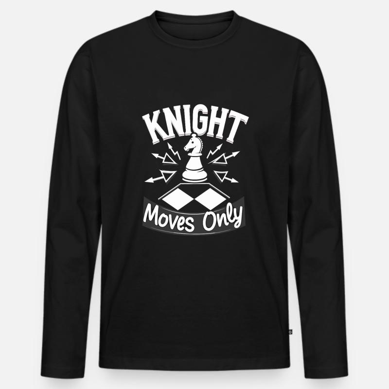 Chess Tacticians Strategy Masters Tactical - Männer Premium Bio Langarmshirt - Schwarz
