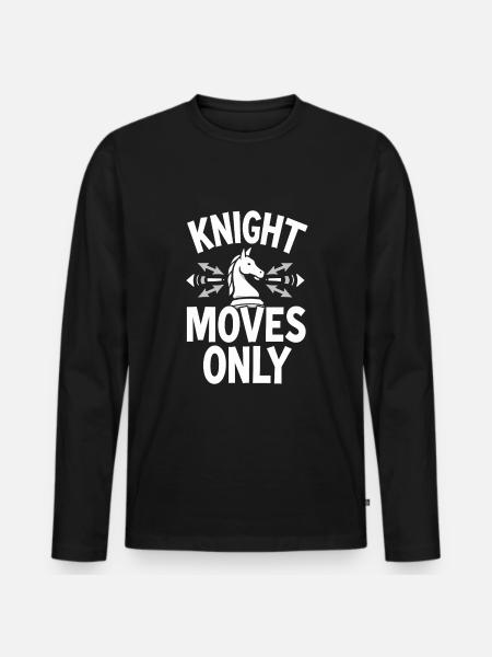 Chess Tacticians Strategy Masters Tactical - Men's Premium Organic Long Sleeve Shirt - black