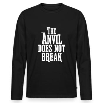 Blacksmithing Viking Warrior Norse Forge Metalwork - Men's Premium Organic Long Sleeve Shirt - black - Front - Nico (187cm)
