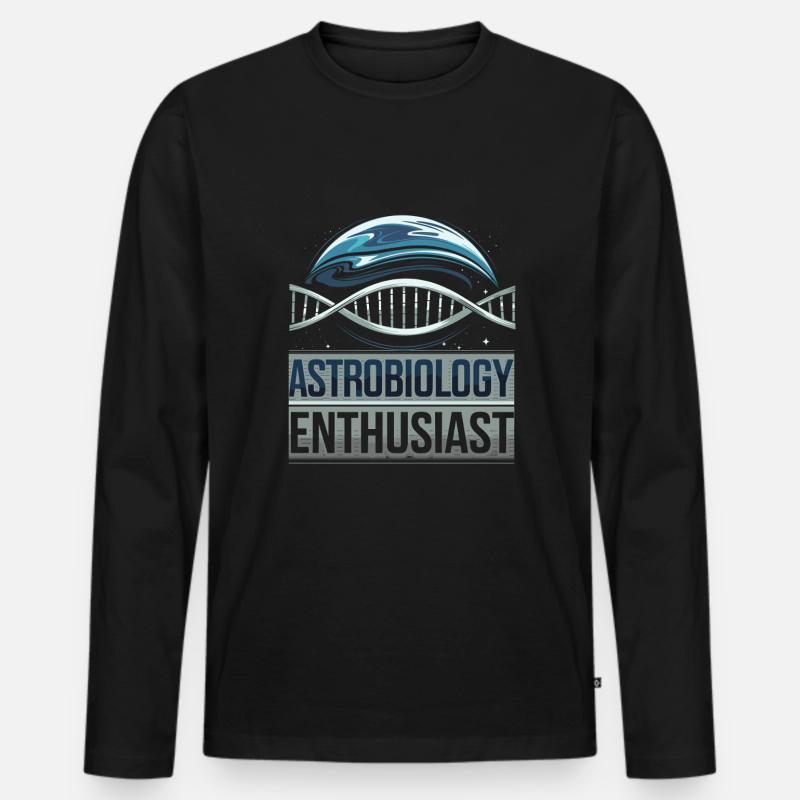 Astrobiology Space Exploration Extraterrestrial - Männer Premium Bio Langarmshirt - Schwarz